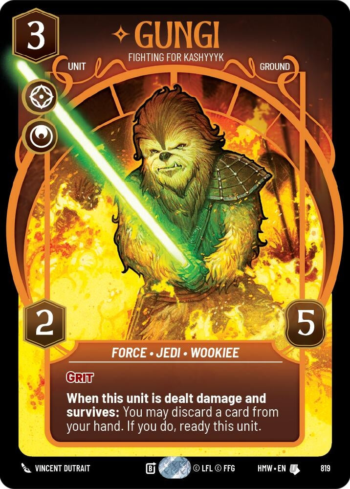 Image for Gungi - Fighting for Kashyyyk (Prestige) (819) [Homeworlds] - Star Wars: Unlimited