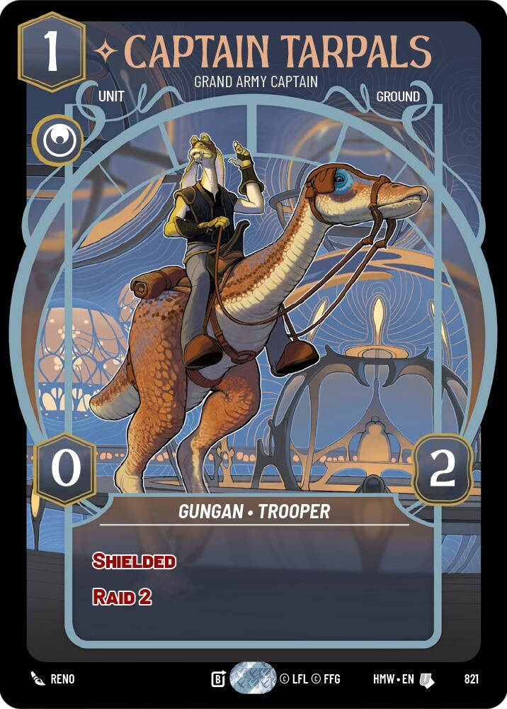 Image for Captain Tarpals - Grand Army Captain (Prestige) (821) [Homeworlds] - Star Wars: Unlimited