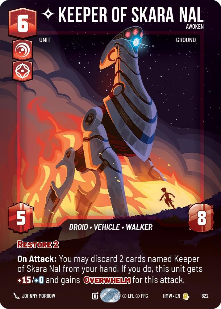 Image for Keeper of Skara Nal - Awoken (Prestige) (822) [Homeworlds] - Star Wars: Unlimited