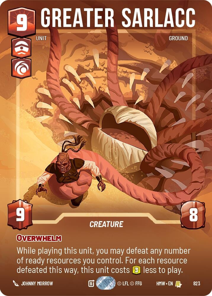Image for Greater Sarlacc (Prestige) (823) [Homeworlds] - Star Wars: Unlimited