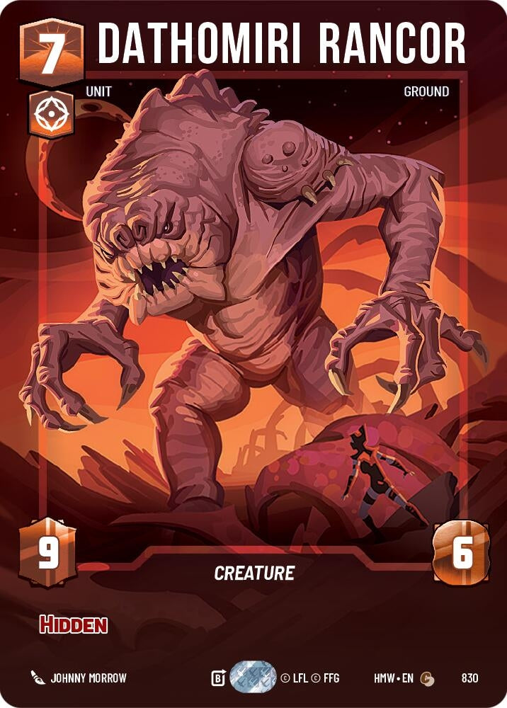 Image for Dathomiri Rancor (Prestige) (830) [Homeworlds] - Star Wars: Unlimited