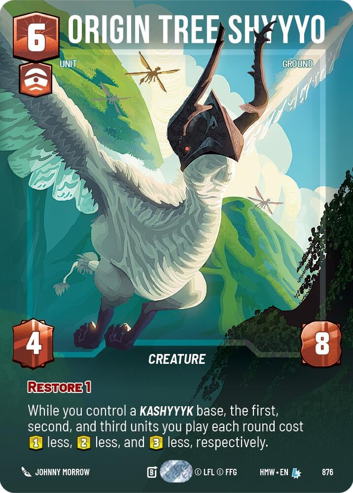 Image for Origin Tree Shyyyo (Prestige Foil) (876) [Homeworlds] - Star Wars: Unlimited