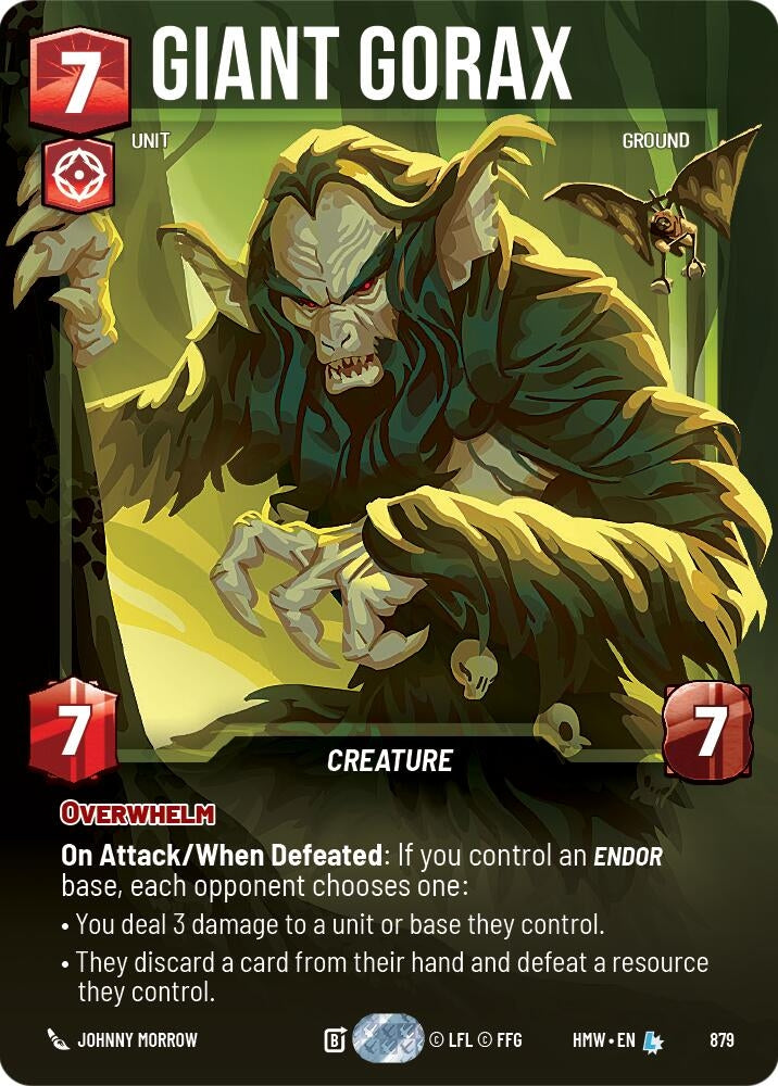 Image for Giant Gorax (Prestige Foil) (879) [Homeworlds] - Star Wars: Unlimited
