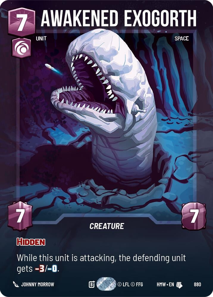 Image for Awakened Exogorth (Prestige Foil) (880) [Homeworlds] - Star Wars: Unlimited