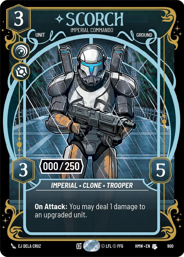 Image for Scorch - Imperial Commando (Serialized) (900) [Homeworlds] - Star Wars: Unlimited