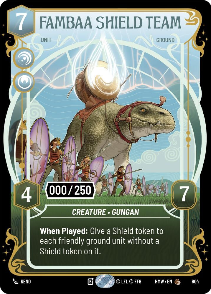 Image for Fambaa Shield Team (Serialized) (904) [Homeworlds] - Star Wars: Unlimited