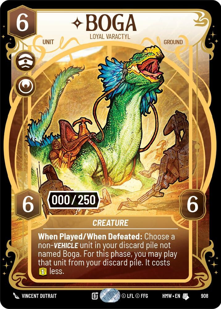 Image for Boga - Loyal Varactyl (Serialized) (908) [Homeworlds] - Star Wars: Unlimited