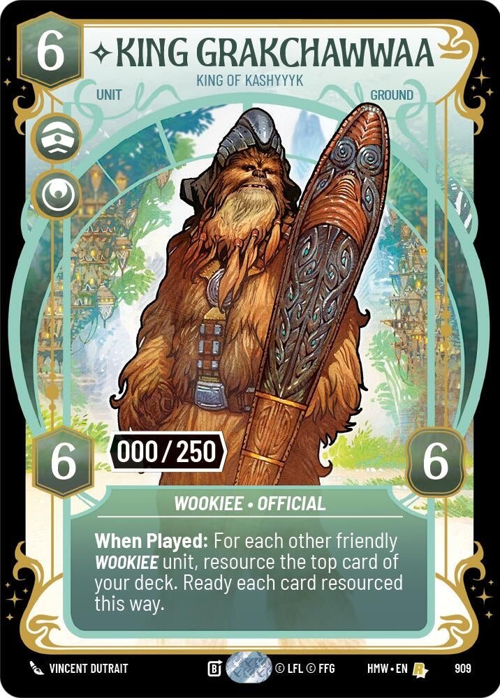 Image for King Grakchawwaa - King of Kashyyyk (Serialized) (909) [Homeworlds] - Star Wars: Unlimited
