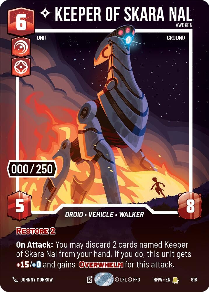 Image for Keeper of Skara Nal - Awoken (Serialized) (918) [Homeworlds] - Star Wars: Unlimited