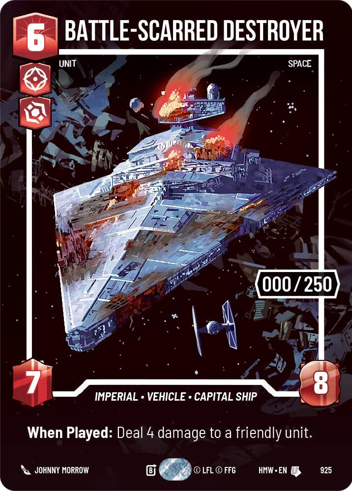 Image for Battle-Scarred Destroyer (Serialized) (925) [Homeworlds] - Star Wars: Unlimited