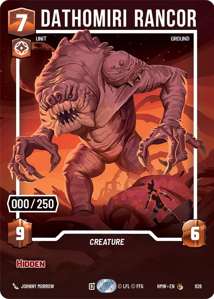 Image for Dathomiri Rancor (Serialized) (926) [Homeworlds] - Star Wars: Unlimited
