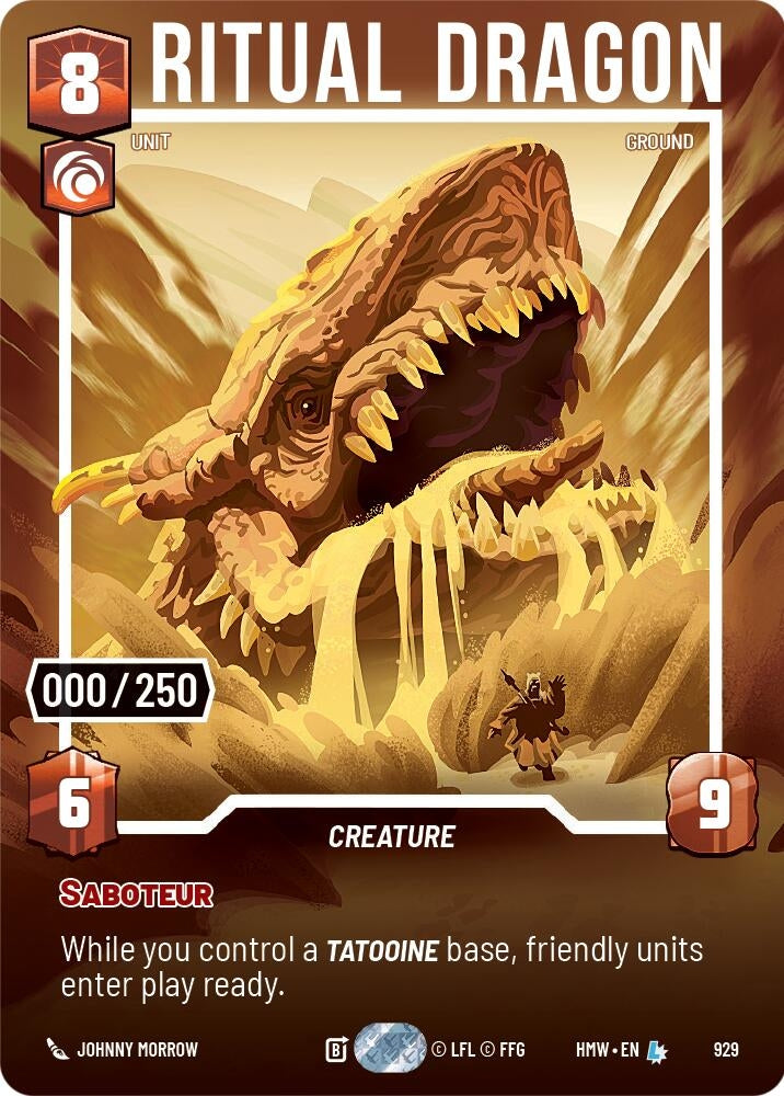 Image for Ritual Dragon (Serialized) (929) [Homeworlds] - Star Wars: Unlimited
