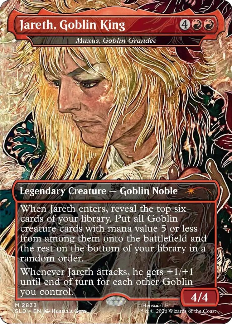 Image for Jareth, Goblin King - Muxus, Goblin Grandee (2833) [Secret Lair Drop Series] - Magic: The Gathering