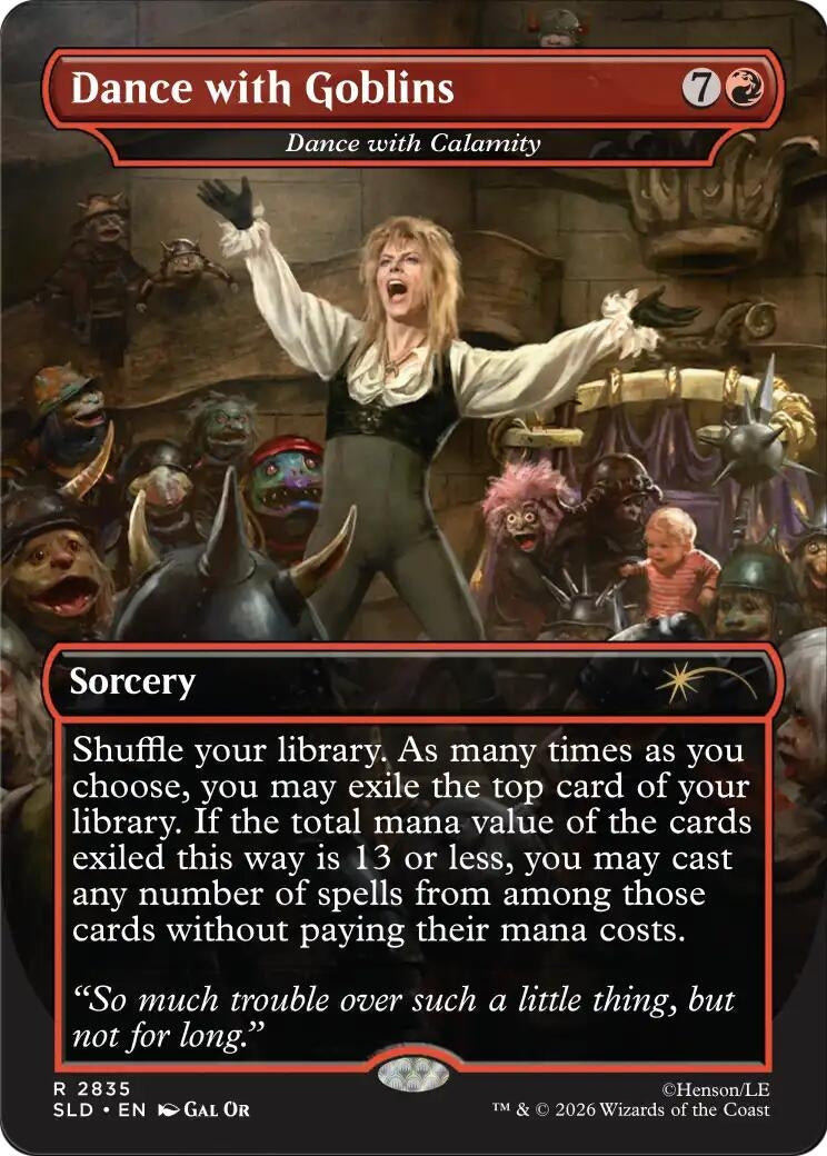 Image for Dance with Goblins - Dance with Calamity (2835) [Secret Lair Drop Series] - Magic: The Gathering