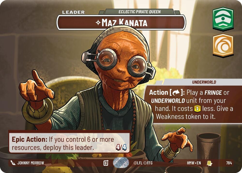 Image for Maz Kanata - Eclectic Pirate Queen (Showcase) (784) [Homeworlds] - Star Wars: Unlimited