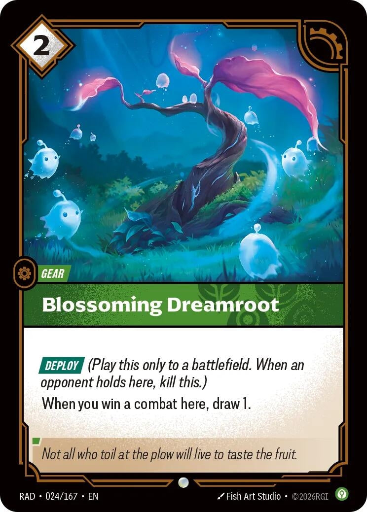 Image for Blossoming Dreamroot (024/167) [Radiance] - Riftbound: League of Legends Trading Card Game