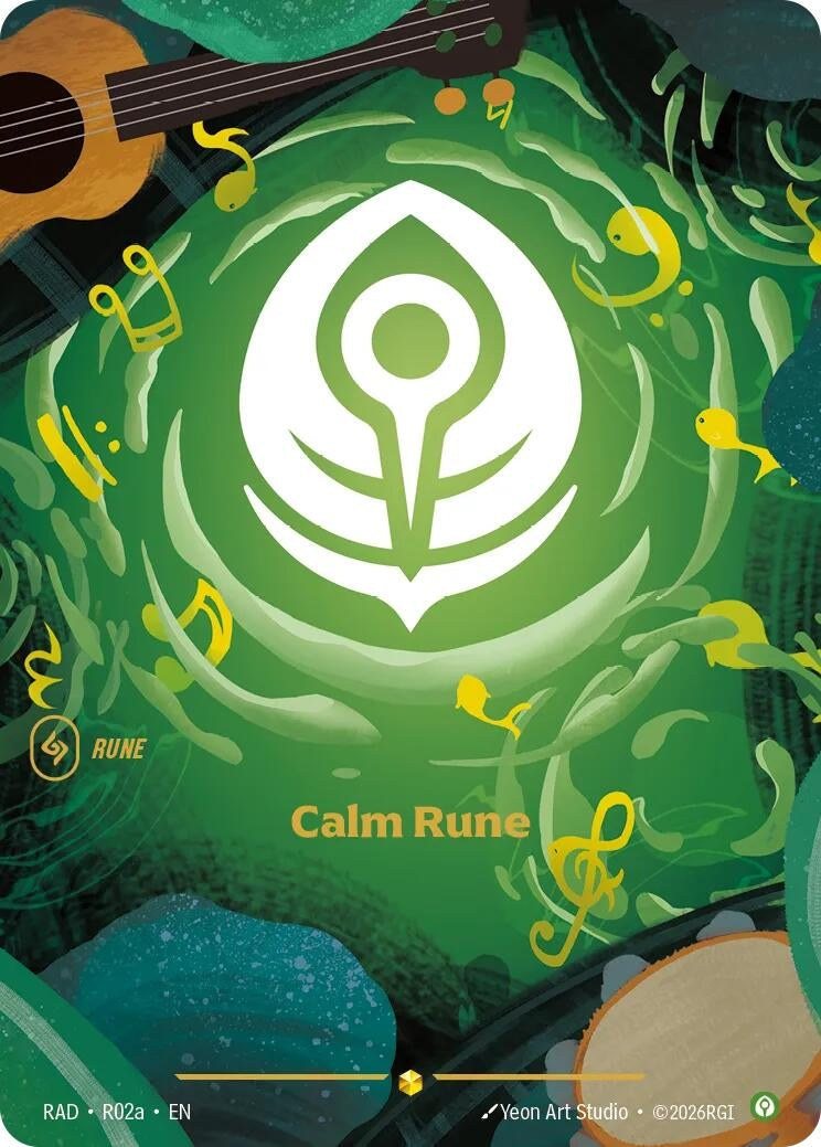 Image for Calm Rune (R02a) (R02a) [Radiance] - Riftbound: League of Legends Trading Card Game