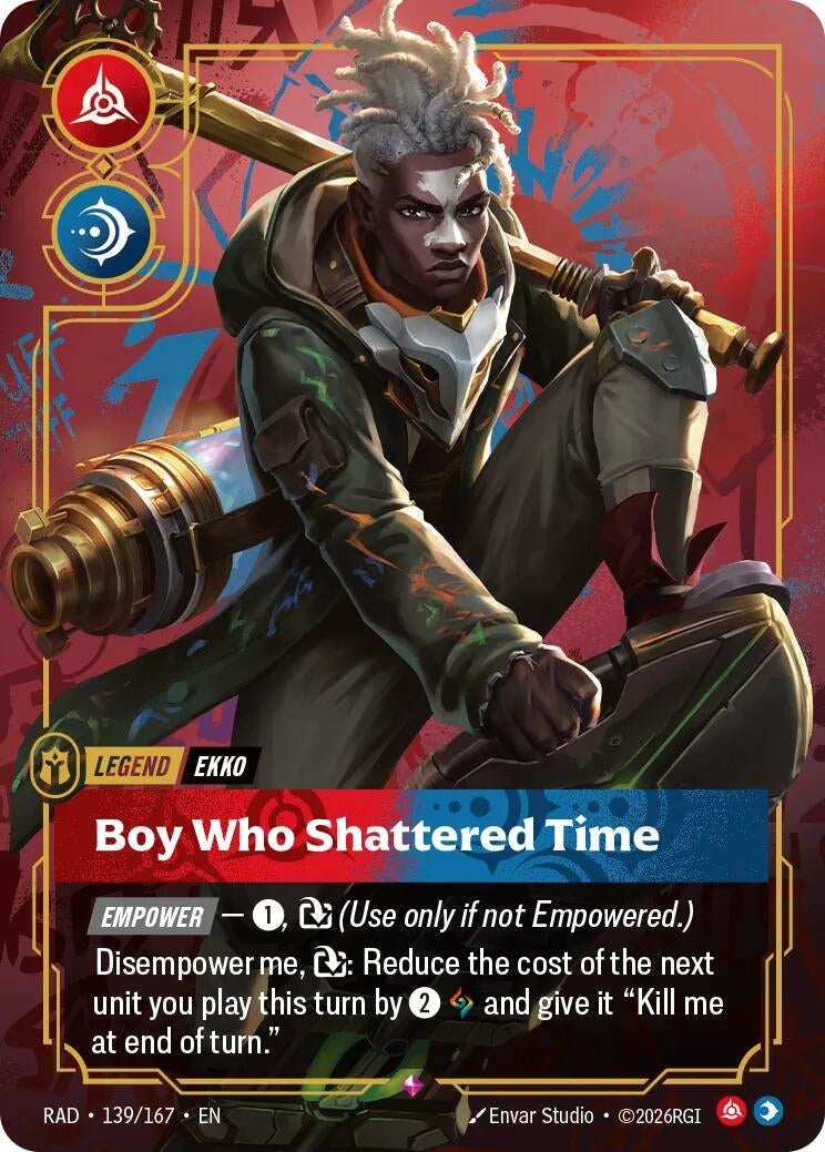 Image for Ekko, Boy Who Shattered Time (139/167) [Radiance] - Riftbound: League of Legends Trading Card Game