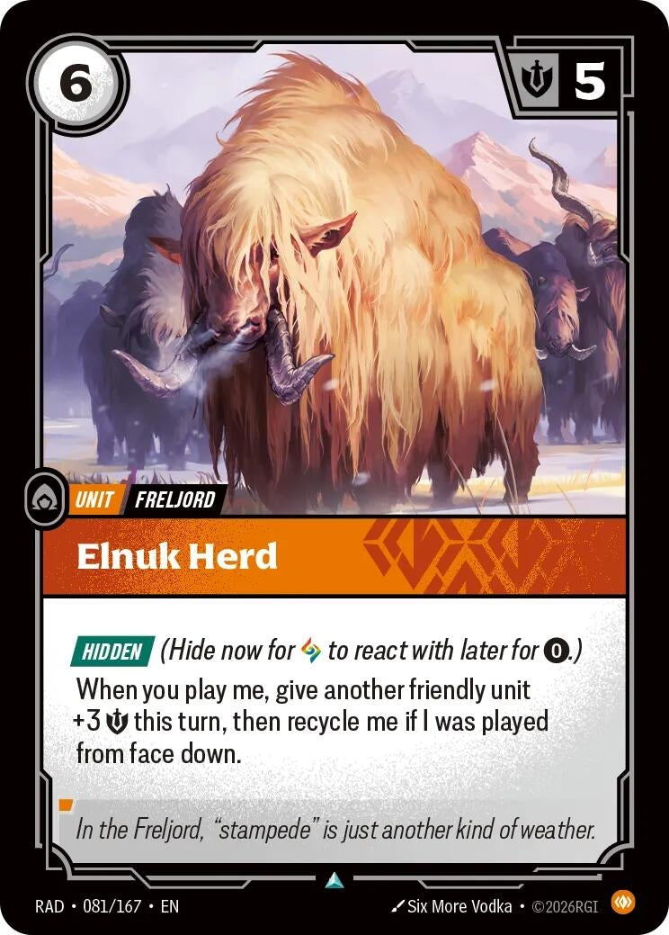 Image for Elnuk Herd (081/167) [Radiance] - Riftbound: League of Legends Trading Card Game