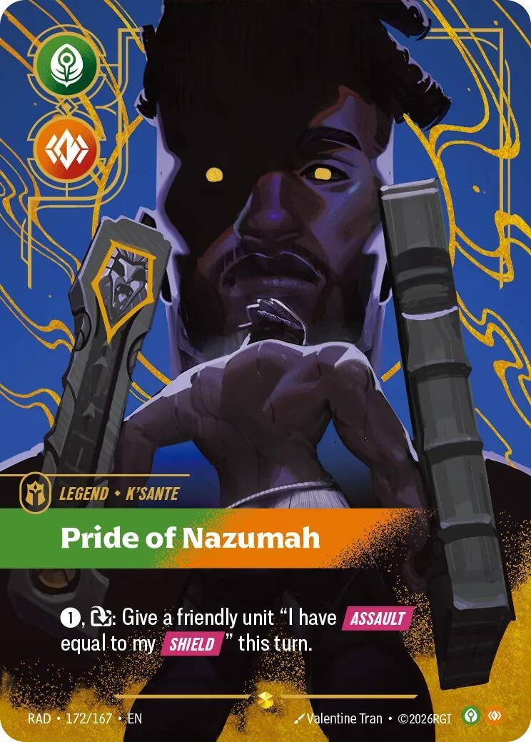 Image for K'Sante, Pride of Nazumah (Overnumbered) (172/167) [Radiance] - Riftbound: League of Legends Trading Card Game
