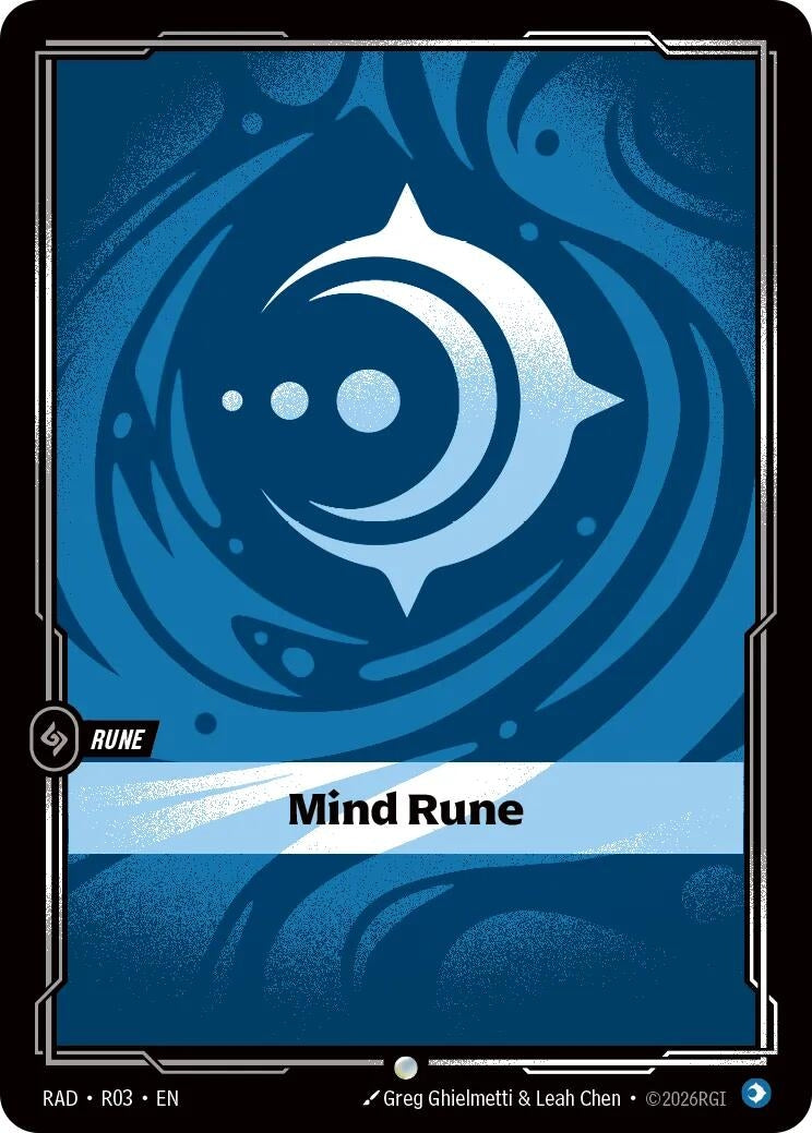 Image for Mind Rune (R03) [Radiance] - Riftbound: League of Legends Trading Card Game