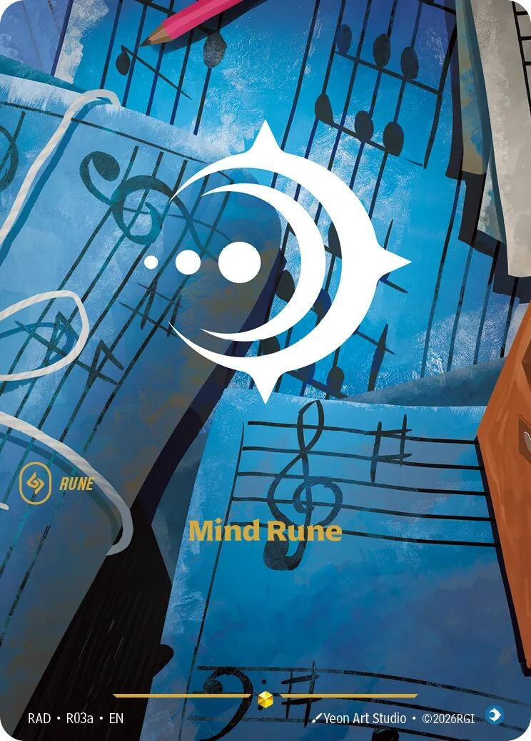 Image for Mind Rune (R03a) (R03a) [Radiance] - Riftbound: League of Legends Trading Card Game