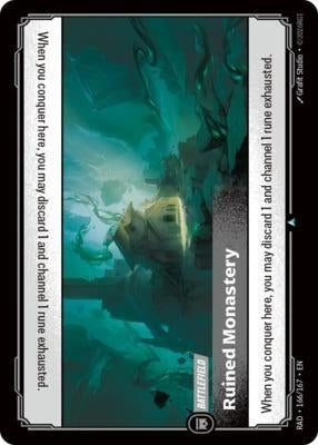 Image for Ruined Monastery (166/167) [Radiance] - Riftbound: League of Legends Trading Card Game