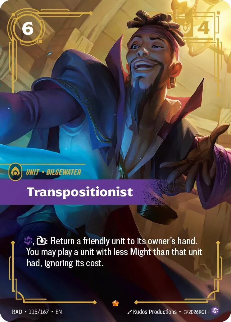Image for Transpositionist (115/167) [Radiance] - Riftbound: League of Legends Trading Card Game