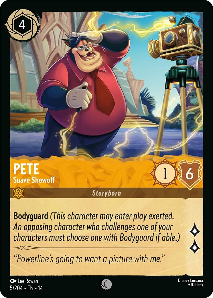 Image for Pete - Suave Showoff (5/204) [Hyperia City] - Disney Lorcana