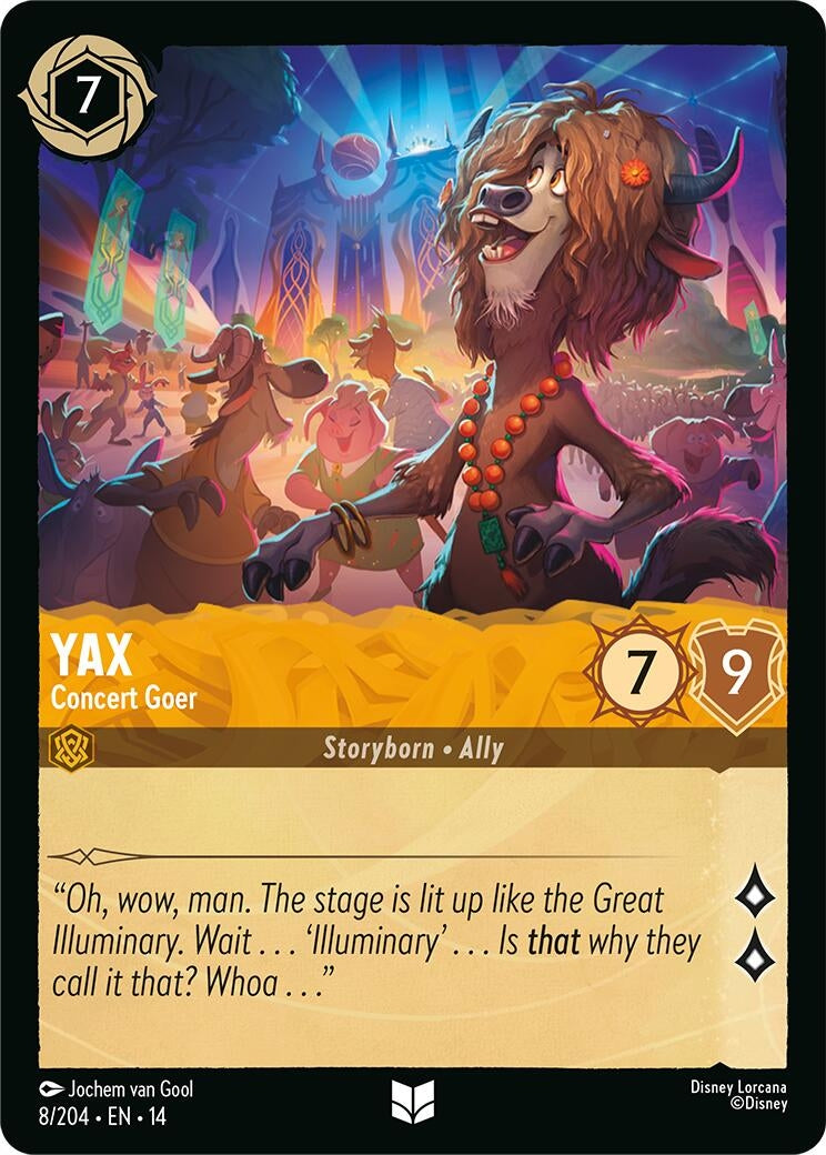 Image for Yax - Concert Goer (8/204) [Hyperia City] - Disney Lorcana