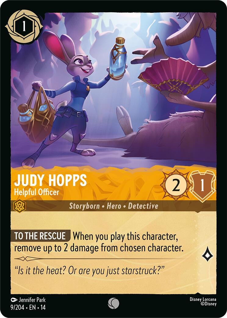 Image for Judy Hopps - Helpful Officer (9/204) [Hyperia City] - Disney Lorcana
