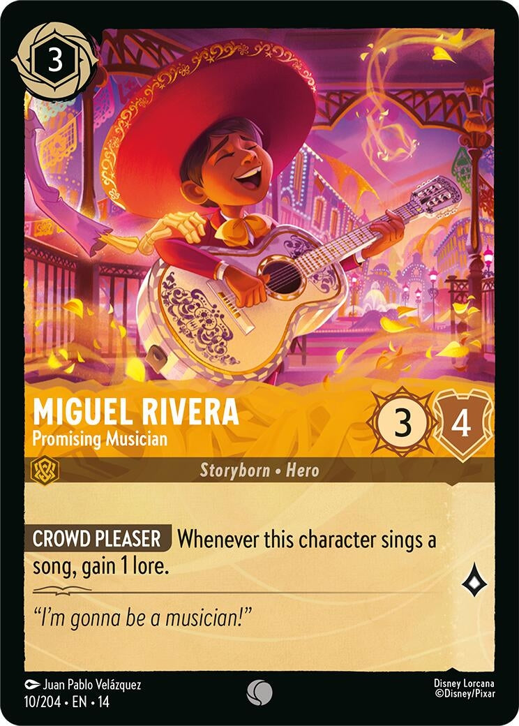 Image for Miguel Rivera - Promising Musician (10/204) [Hyperia City] - Disney Lorcana