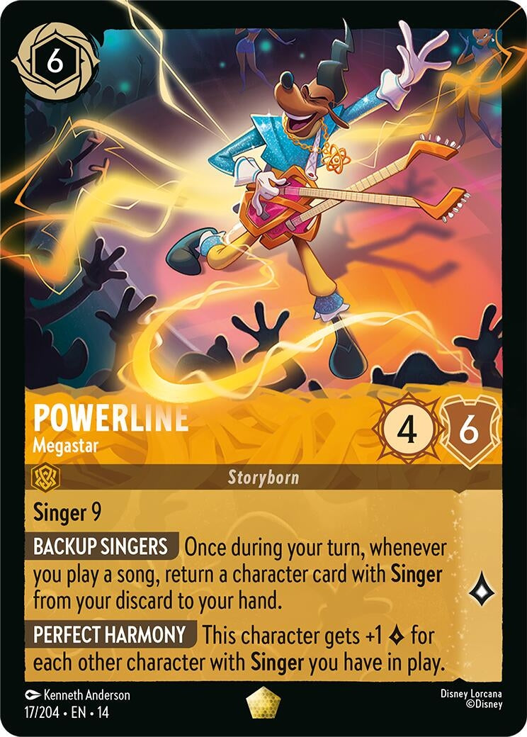 Image for Powerline - Megastar (17/204) [Hyperia City] - Disney Lorcana