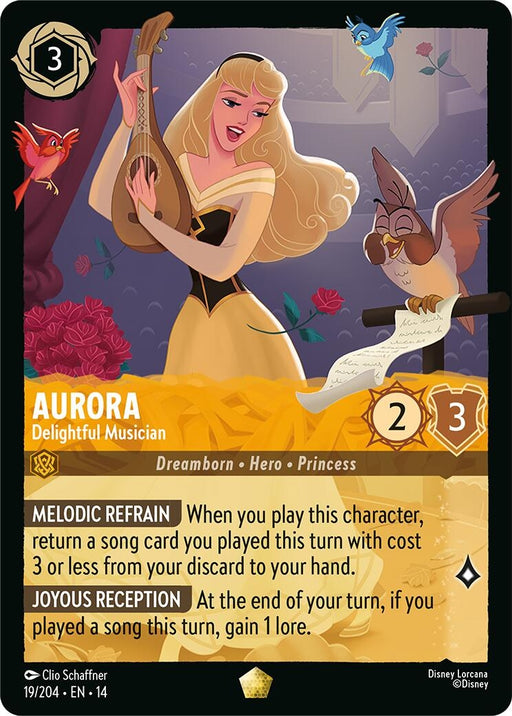 Image for Aurora - Delightful Musician (19/204) [Hyperia City] - Disney Lorcana