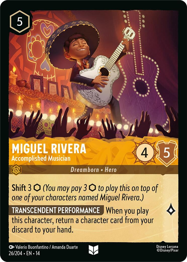 Image for Miguel Rivera - Accomplished Musician (26/204) [Hyperia City] - Disney Lorcana