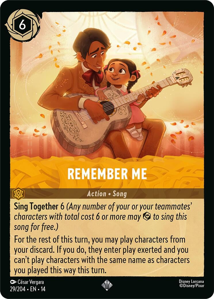 Image for Remember Me (29/204) [Hyperia City] - Disney Lorcana