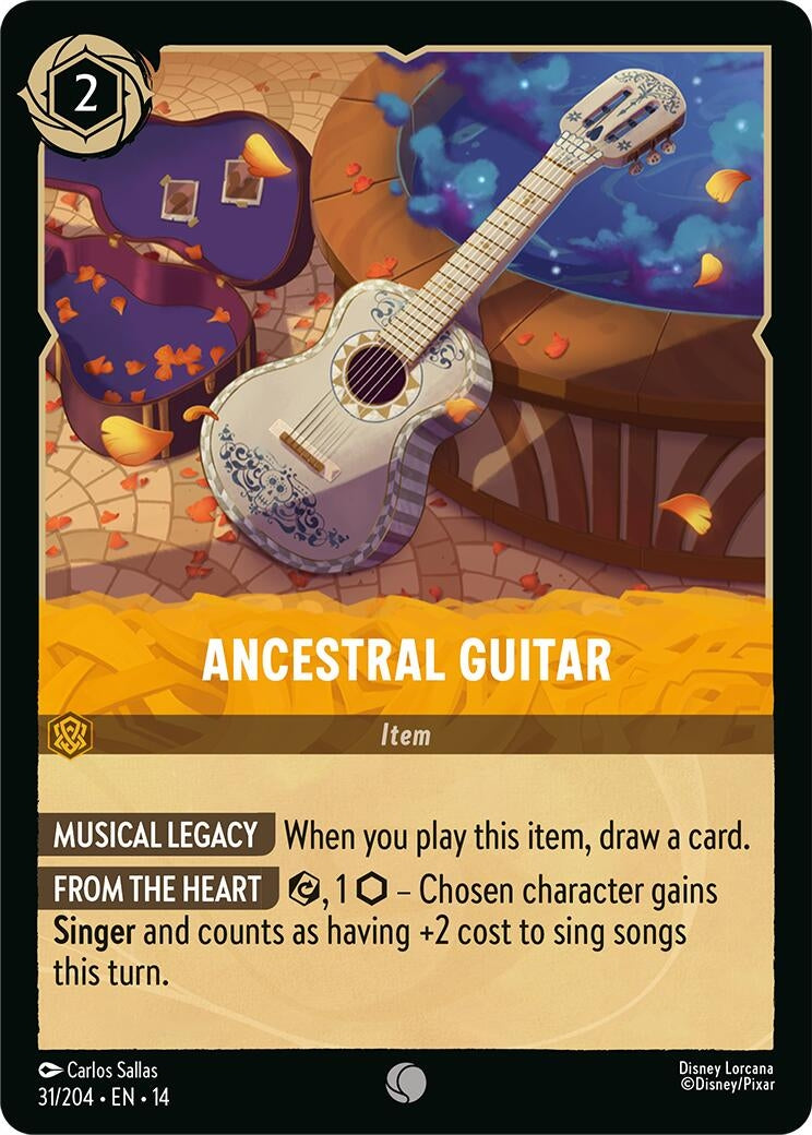 Image for Ancestral Guitar (31/204) [Hyperia City] - Disney Lorcana