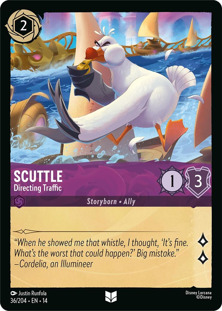 Image for Scuttle - Directing Traffic (36/204) [Hyperia City] - Disney Lorcana