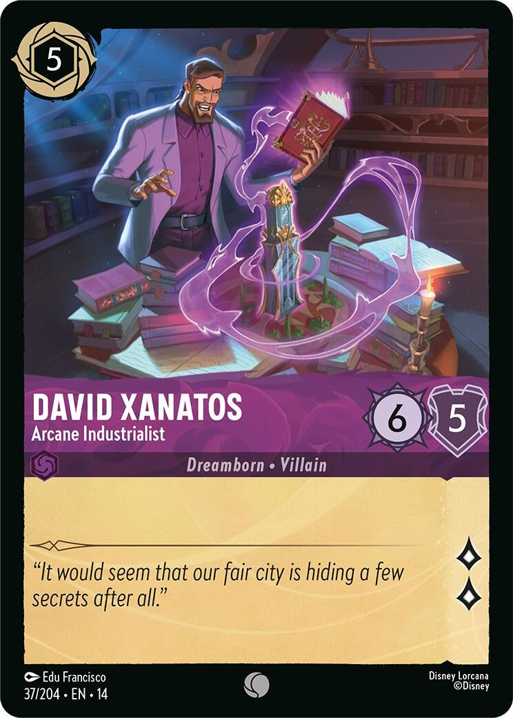 Image for David Xanatos - Arcane Industrialist (37/204) [Hyperia City] - Disney Lorcana