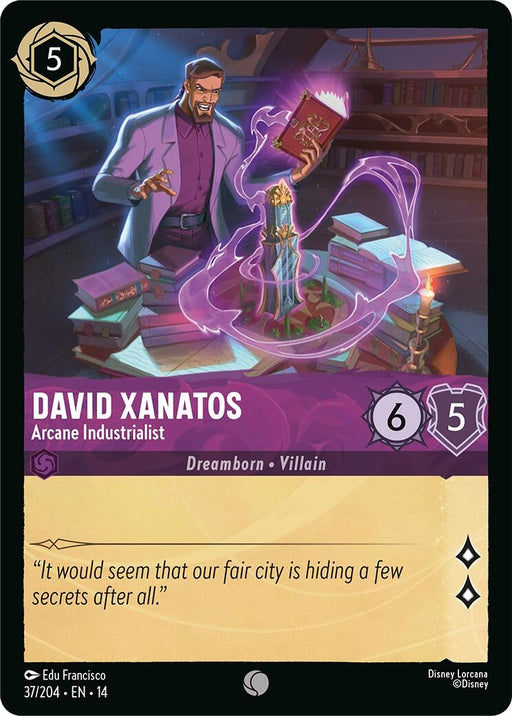 Image for David Xanatos - Arcane Industrialist (37/204) [Hyperia City] - Disney Lorcana