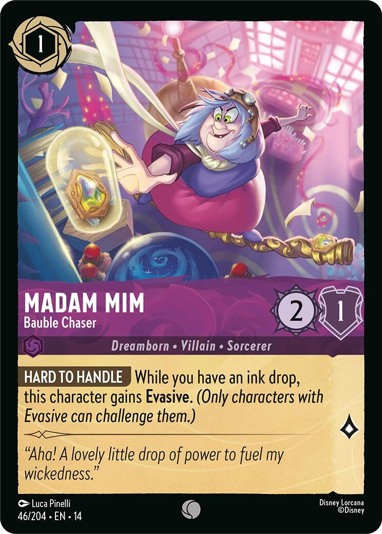 Image for Madam Mim - Bauble Chaser (46/204) [Hyperia City] - Disney Lorcana