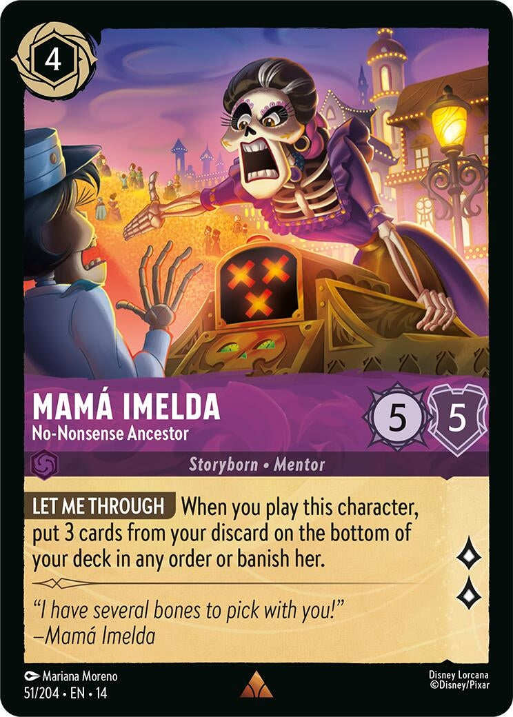 Image for Mama Imelda - No-Nonsense Ancestor (51/204) [Hyperia City] - Disney Lorcana