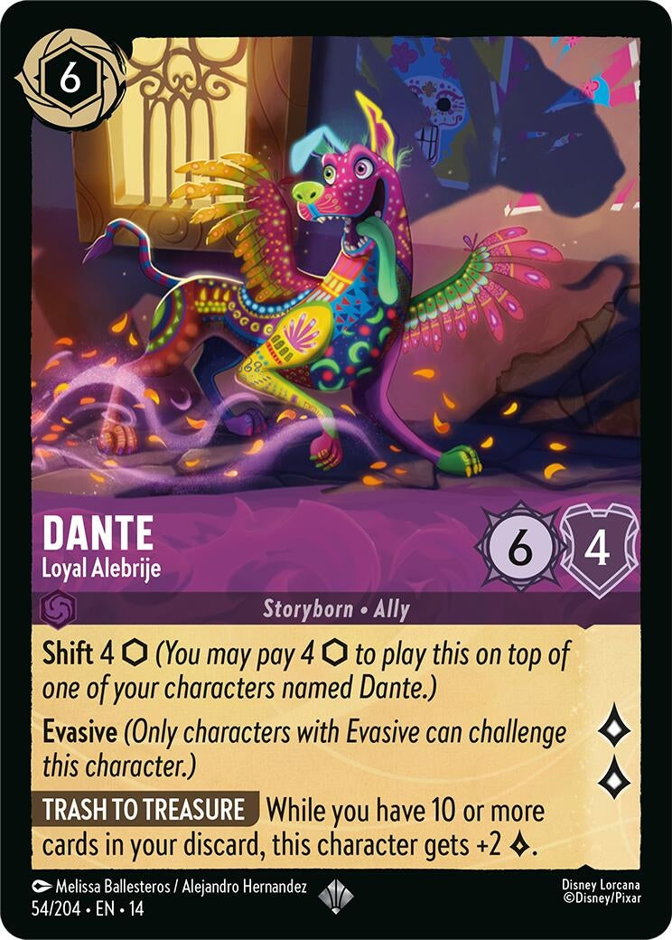 Image for Dante - Loyal Alebrije (54/204) [Hyperia City] - Disney Lorcana