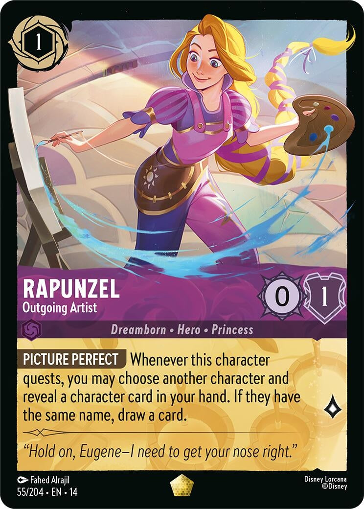 Image for Rapunzel - Outgoing Artist (55/204) [Hyperia City] - Disney Lorcana