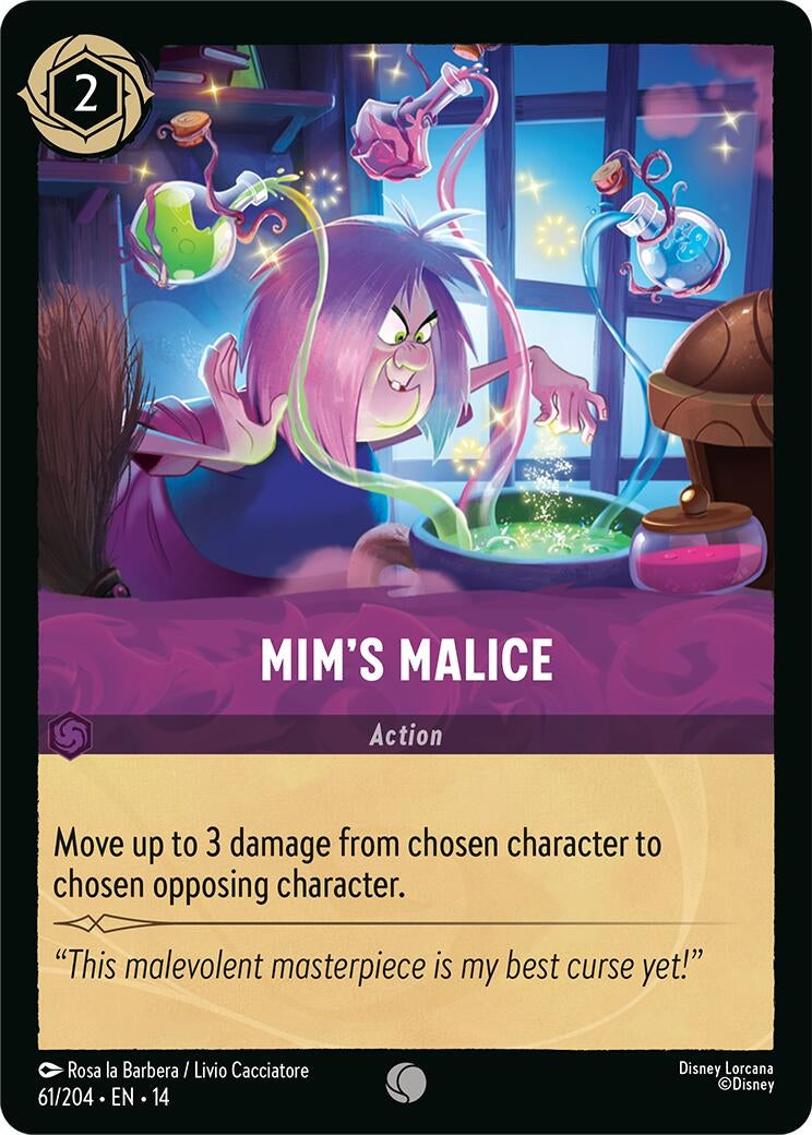 Image for Mim's Malice (61/204) [Hyperia City] - Disney Lorcana