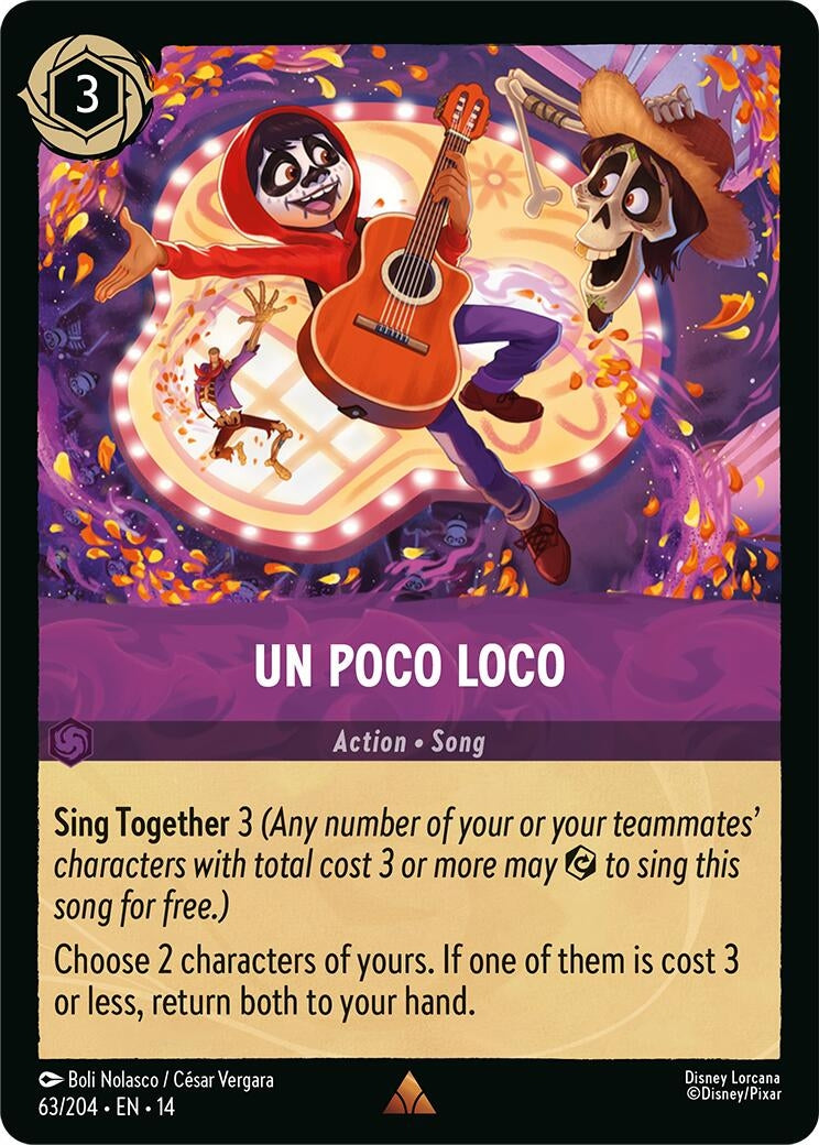 Image for Un Poco Loco (63/204) [Hyperia City] - Disney Lorcana