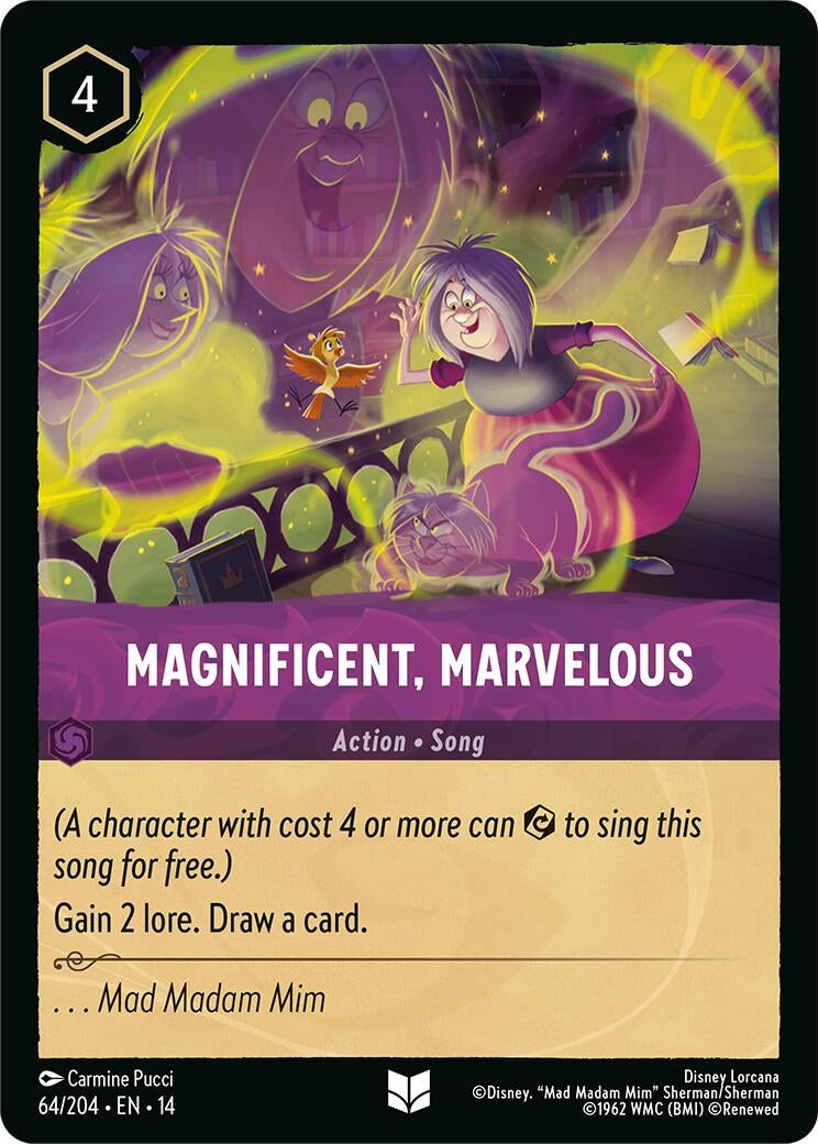 Image for Magnificent, Marvelous (64/204) [Hyperia City] - Disney Lorcana