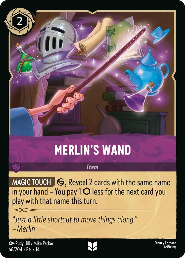 Image for Merlin's Wand (66/204) [Hyperia City] - Disney Lorcana