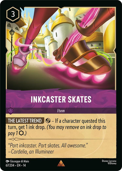 Image for Inkcaster Skates (67/204) [Hyperia City] - Disney Lorcana