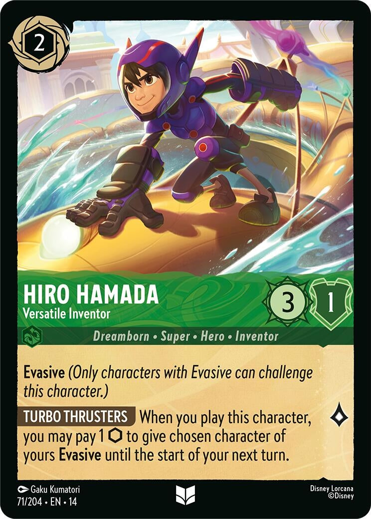 Image for Hiro Hamada - Versatile Inventor (71/204) [Hyperia City] - Disney Lorcana
